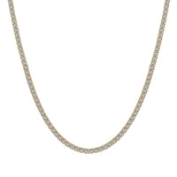 [Aethel]Delicate Round Shape Tennis Necklace