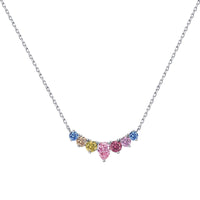 [Aethel]Dainty Colorful Heart Necklace