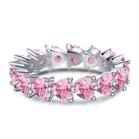 [Aethel]0.25 Carat Radiant Romance Heart Cut Lover Ring