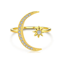 [Aethel]Eternity Moon & Star Ring