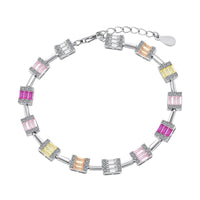 [Aethel]Dainty Charming Emerald Cut Daily Bracelet