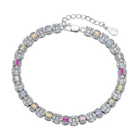 [Aethel]Dazzling Radiant Multi Cut Daily Bracelet