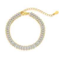 [Aethel]Exquisite Emerald Cut Daily Bracelet