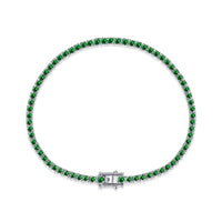 [Aethel]Dazzling Colorful Round Cut Daily Bracelet
