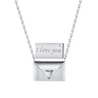 [Aethel]Envelope Heart Shape Mother's Day Necklace