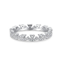 [Aethel]Elegant Resplendent Round Shape Party Ring