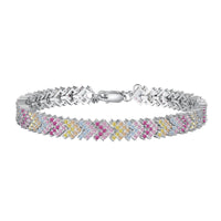[Aethel]Ornate Sparkling Round Cut Party Bracelet