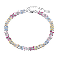 [Aethel]Radiant Colorful Emerald Cut Party Bracelet