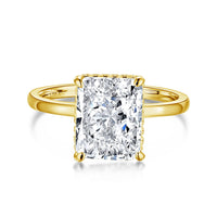 [Aethel]4.0 Carat Ornate Enchanting Radiand Cut Banquet Ring
