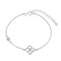 [Aethel]Delicate Four Leaf Clover Bracelet