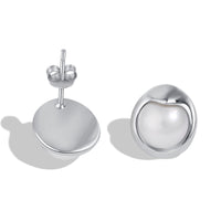 [Aethel]Dainty Bread Pearl Earrings