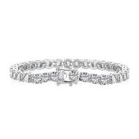[Aethel]Ornate Sparkling Round Cut Wedding Bracelet