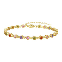 [Aethel]Sparkling Exquisite Round Cut Party Bracelet