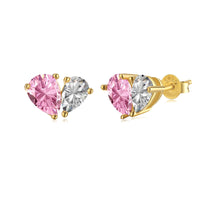 [Aethel]Dazzling Elegant Heart Cut Lover Earrings