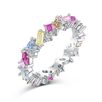 [Aethel]Dazzling Polychromatic Multi cut Daily Ring