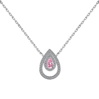 [Aethel]Sparkling Pear Cut Necklace