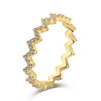 [Aethel]Delicate Enchanting Wave Shape Daily Ring