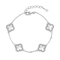 [Aethel]Four-Leaf Clover Exquisite Bracelet