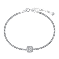 [Aethel]Luxurious Dazzling Square Shape Banquet Bracelet