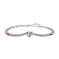 [Aethel]Delicate Romantic Heart Shape Lover Bracelet