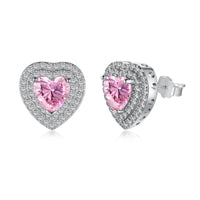 [Aethel]Dazzling Heart Shape Lover Earrings