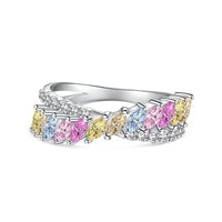 [Aethel]Unique Colorful Marquise Cut Daily Ring