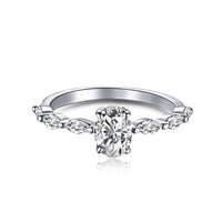 [Aethel]0.75 Carat Luxurious Vibrant Elongated Cushion Cut Daily Ring