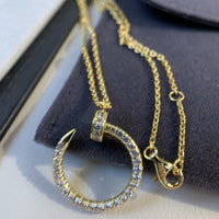 [Aethel]JUSTE NECKLACE GOLD DIAMONDS