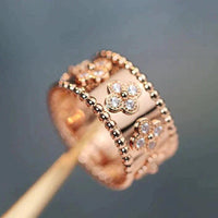 [Aethel]CLOVER KALEIDOSCOPE RING 10MM