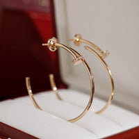 [Aethel]JUSTE EARRINGS DIAMONDS 1.8MM