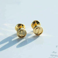 [Aethel]LOVE EARRINGS GOLD 10MM