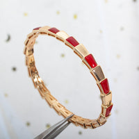 [Aethel]SERPENTI BRACELET PINK GOLD RUBELLITE