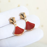 [Aethel]DREAM Carnelian PINK GOLD EARRINGS