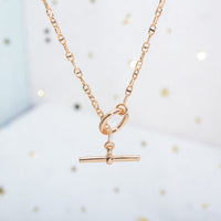 [Aethel]ECHAPPEE NECKLACE PINK GOLD