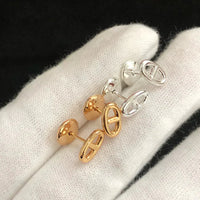 [Aethel]CHAINE SMALL EARRINGS GOLD AND SILVER