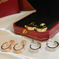 [Aethel]LOVE EARRINGS 5.7MM 2 DIAMONDS