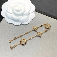 [Aethel]STAR AND SUN 4 MOTIFS GOLD DIAMONDS BRACELET