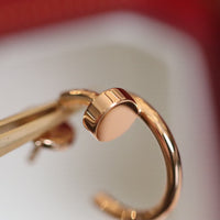 [Aethel]JUSTE EARRINGS PINK GOLD