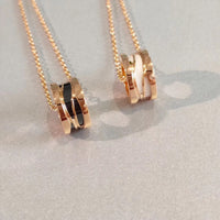 [Aethel]ZERO 1 NECKLACE PINK GOLD