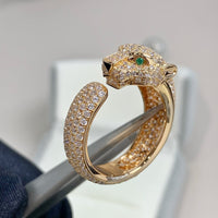 [Aethel]PANTHERE PINK GOLD DIAMOND RING