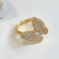 [Aethel]BUTTERFLY DIAMOND RING