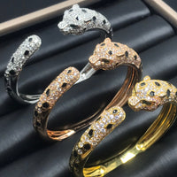 [Aethel]PANTHERE BIG BRACELET DIAMONDS