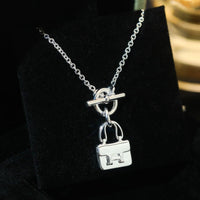 [Aethel]POP H PEDANT SILVER NECKLACE