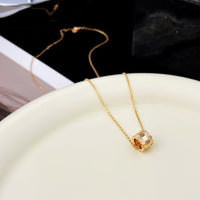 [Aethel]BEE MINI PEDANT DIAMOND NECKLACE