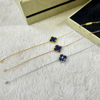 [Aethel]CLOVER 1 MOTIF PIETERSITE BRACELET