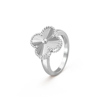 [Aethel]CLOVER SILVER RING