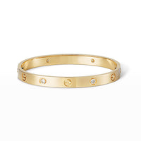 [Aethel]LOVE BRACELET 6.1MM 4 DIAMONDS