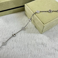 [Aethel]CLOVER 6 MOTIF DIAMOND LASER BRACELET