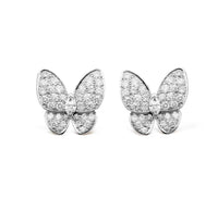 [Aethel]BUTTERFLY ALL DIAMOND EARRINGS