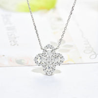 [Aethel]LOOP NECKLACE FULL MOTIF DIAMOND 16MM MULTIPLE COLORS